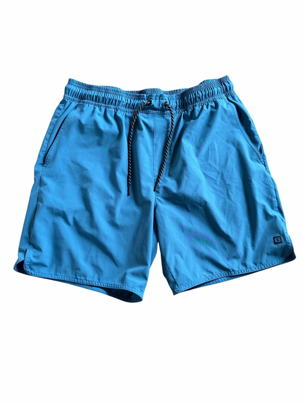 Layer 8 Men’s Athletic Board Shorts Poly Blend 6” Inseam Quick Dry